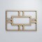 Ekena Millwork Small Hastings Decorative Fretwork Wood Wall Panels, Hickory, 7 1/2"W x 11 3/8"H x 3/8"T WALW12X12X0375HASHI - alternate 3